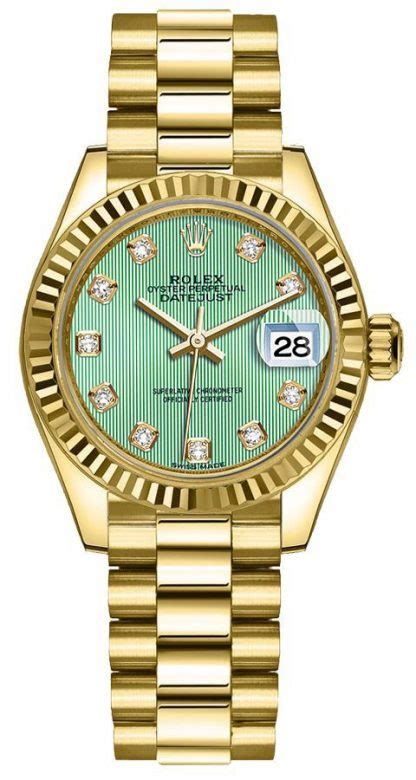 rolex datejust donna verde|lady datejust.